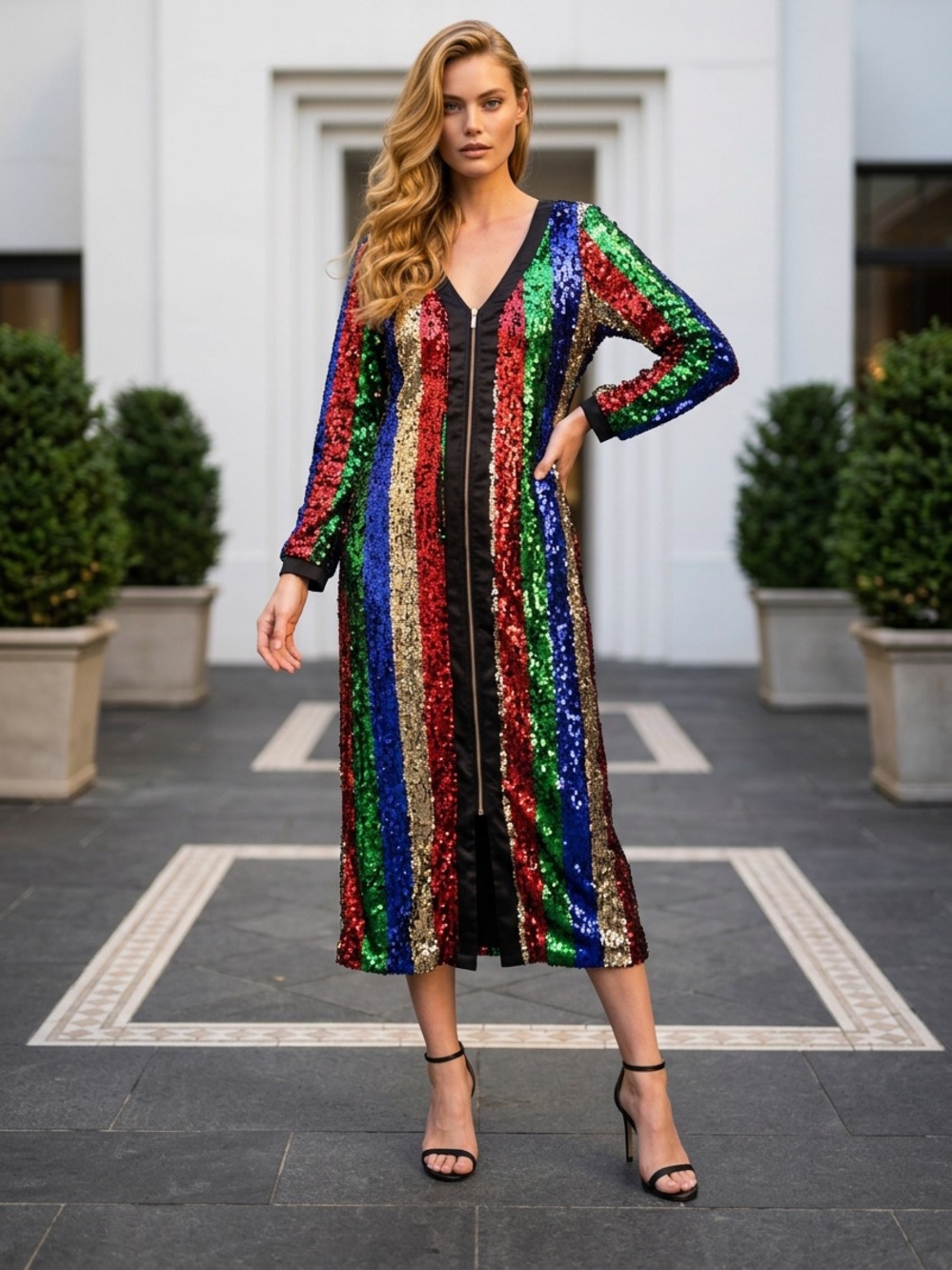 Ashley Stewart Sequin Dress – New with Tags ✨